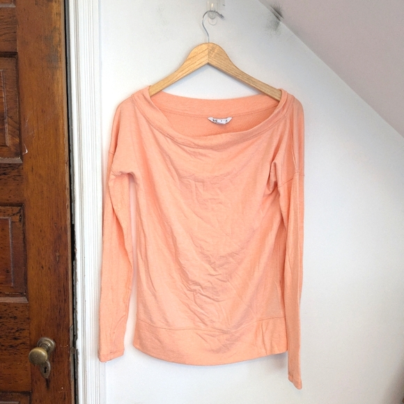 Athleta Tops - ATHLETA Women's Peach Studio Barre Lightweight Sweatshirt Size S